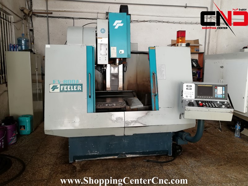 پارامتر های  فرز سی ان سی سه محور FEELER FV 800A با کنترل FANUC OM